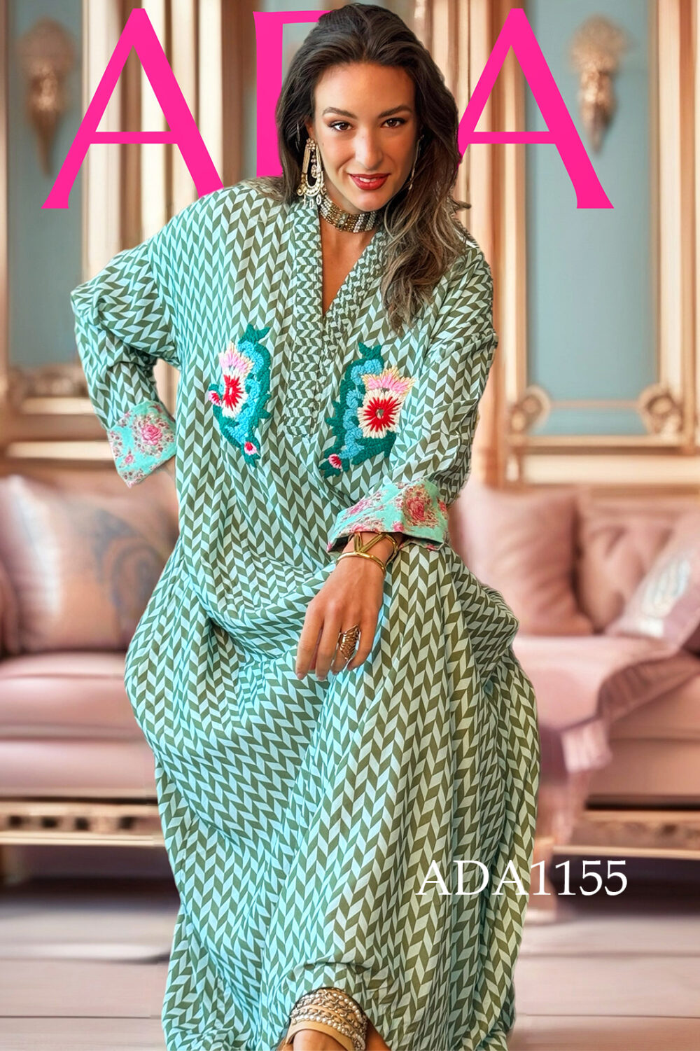 Zigzag Mystery Kaftan