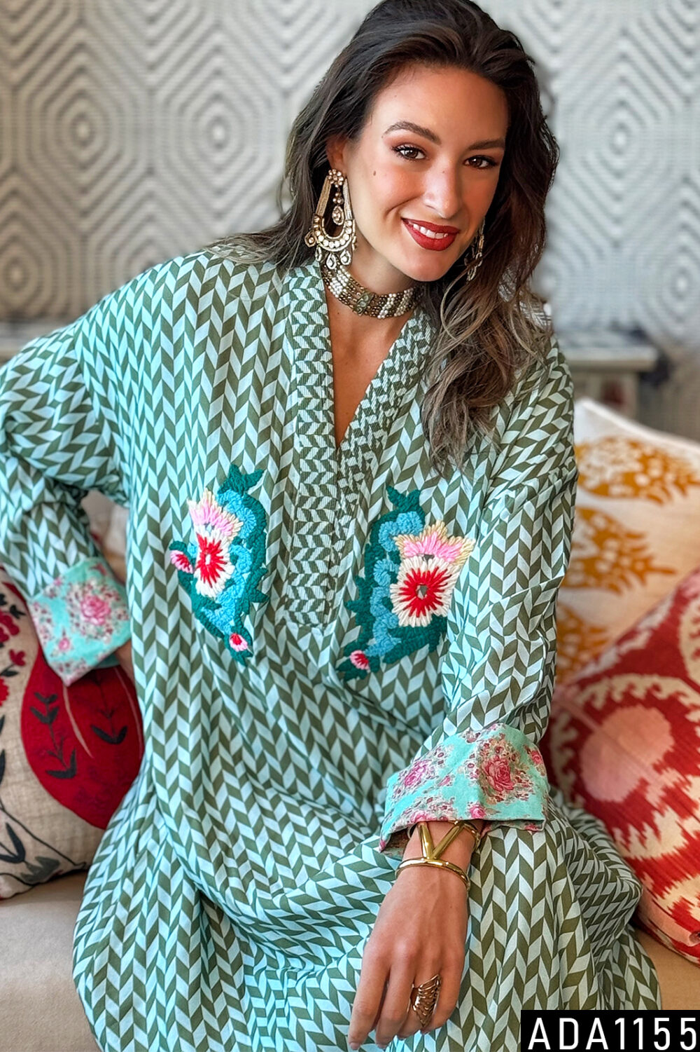 Zigzag Mystery Kaftan