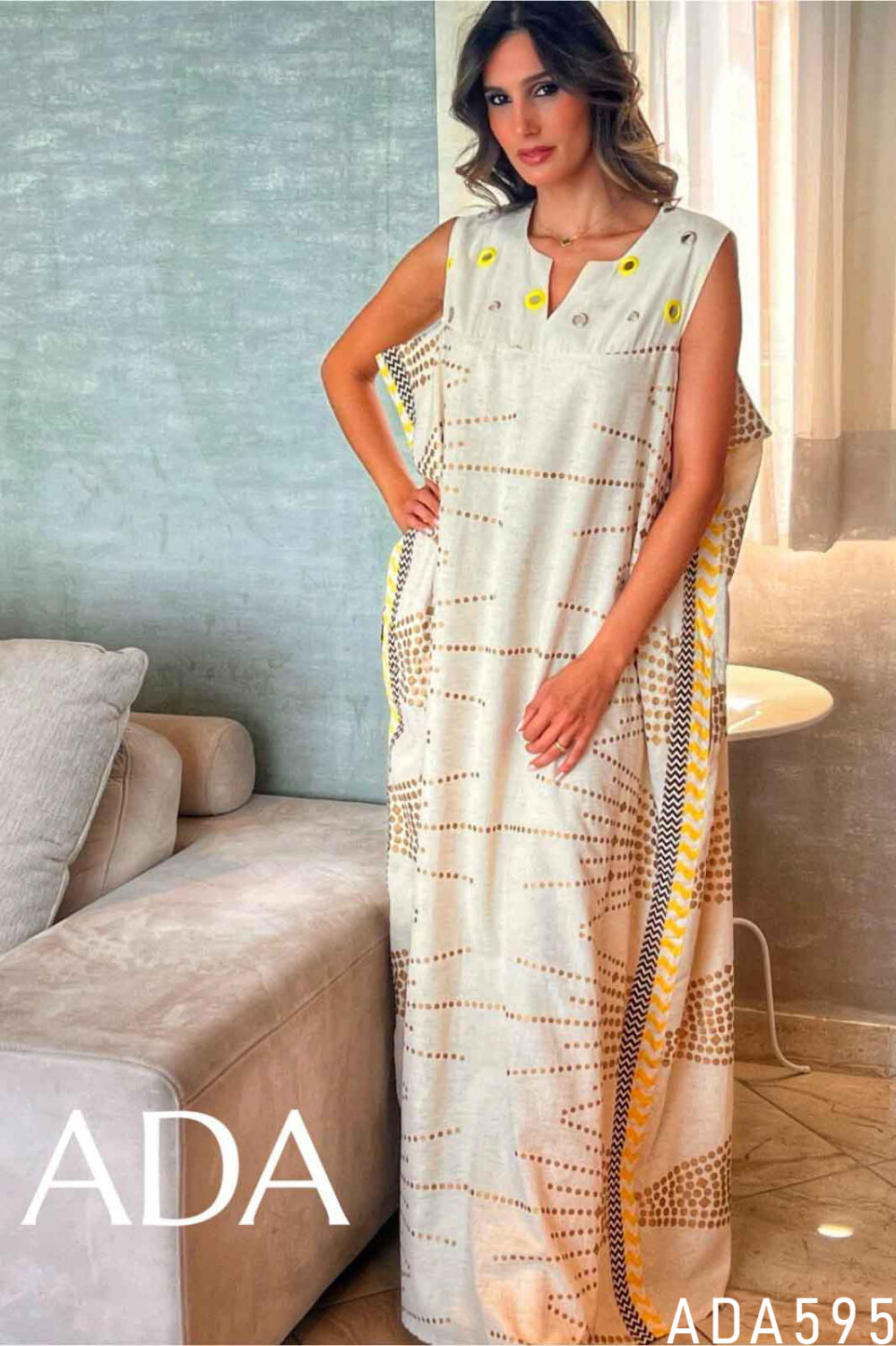 Golden Horizon Sands Kaftan