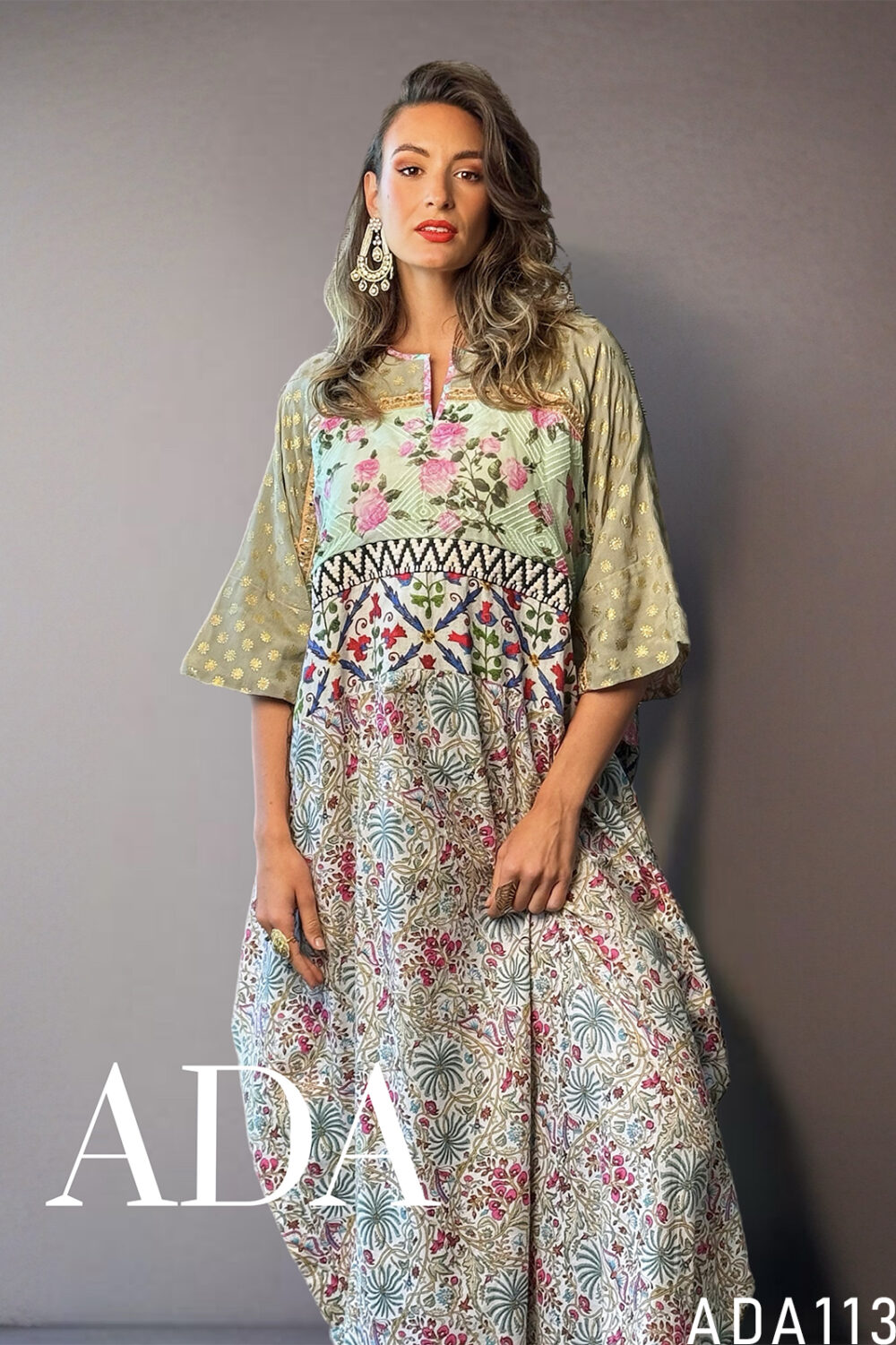 Golden bouquet Kaftan