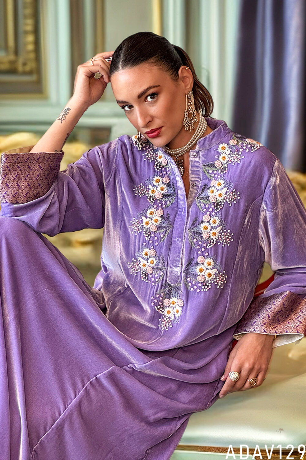 Petal Pearl Kaftan