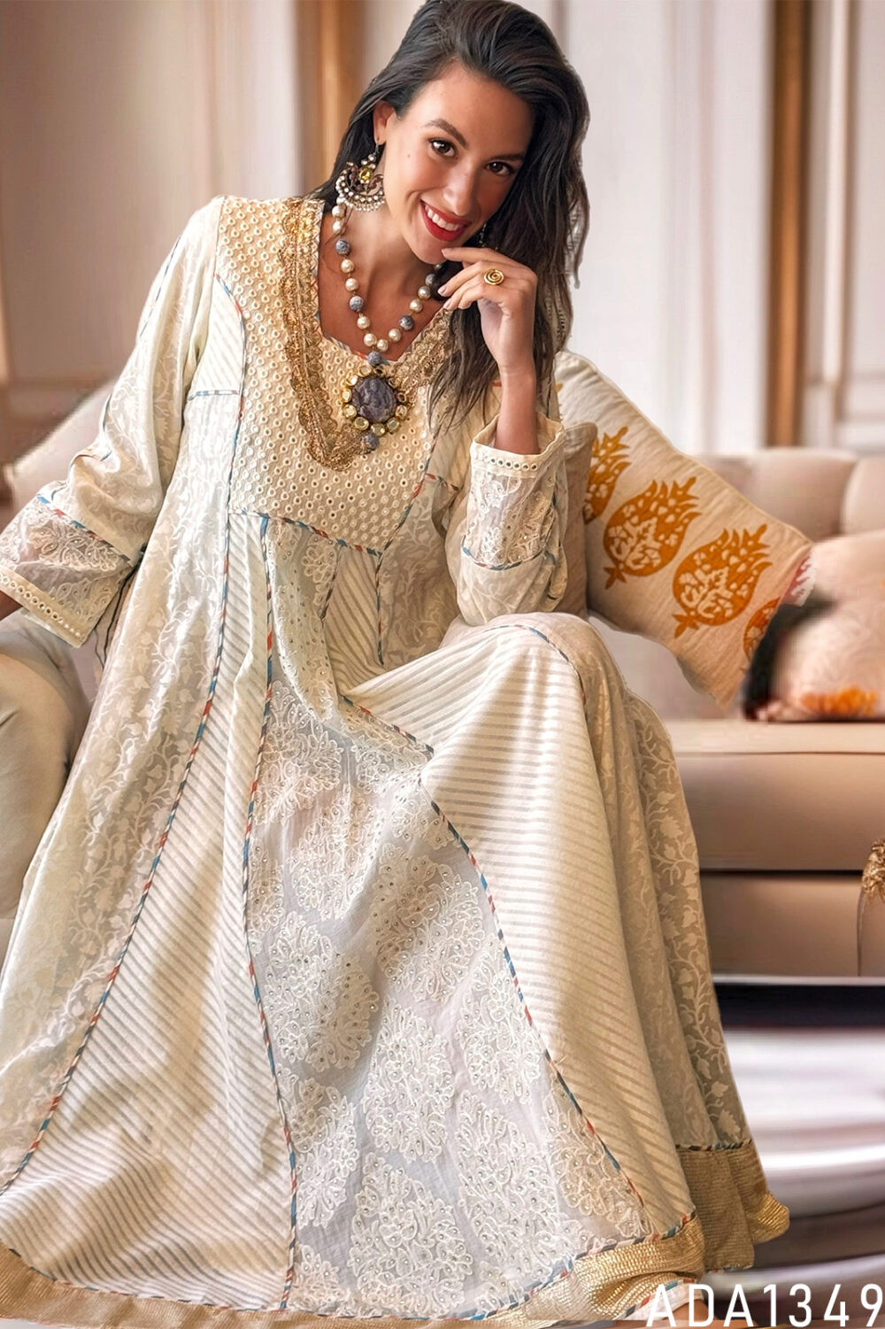 Verdant Pulse Kaftan