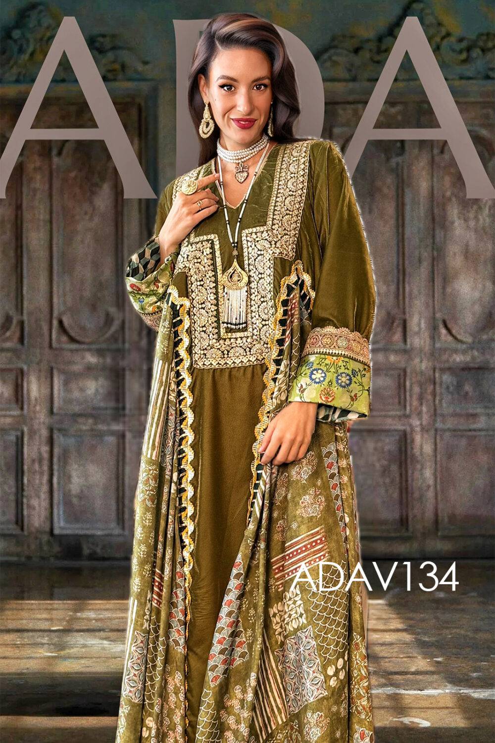 Olive Interval Kaftan