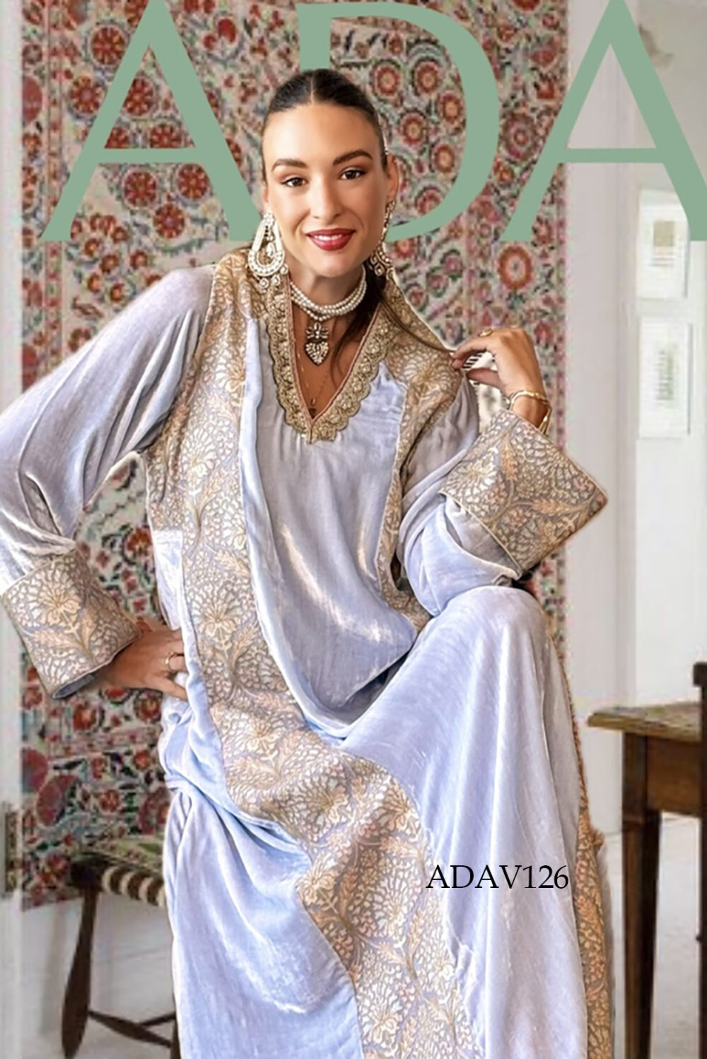 Silken Thistle Kaftan