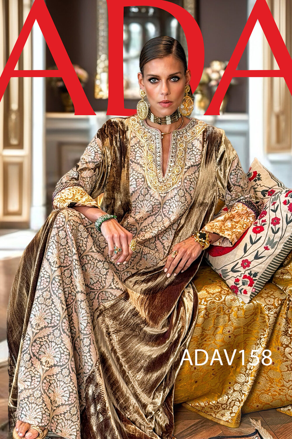 Platinum Veil Kaftan