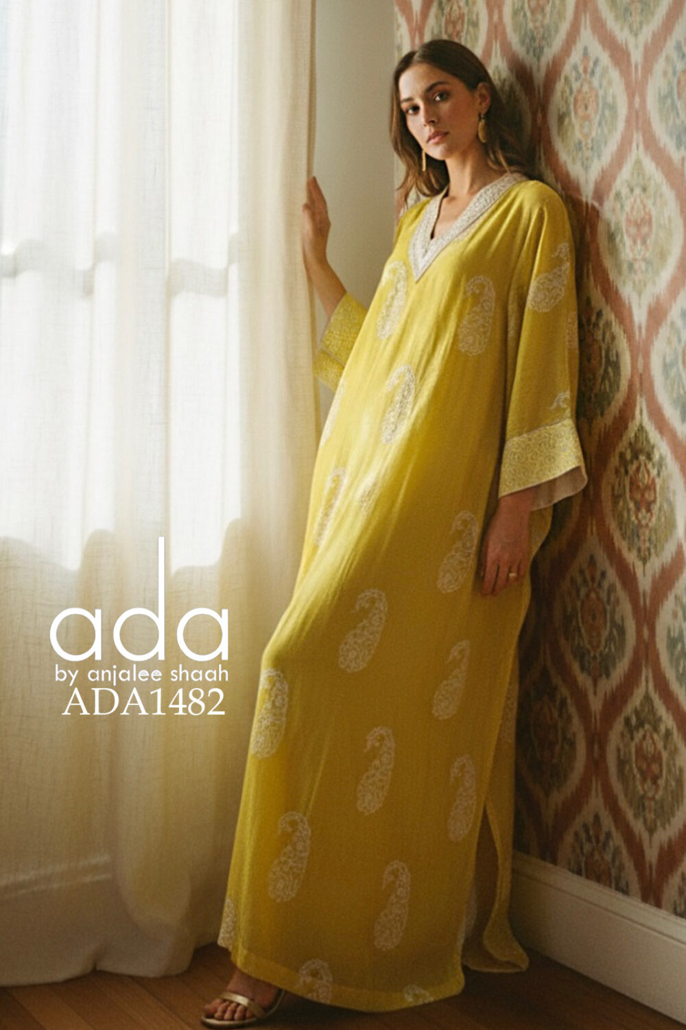 Silver‑Framed Dawn Kaftan