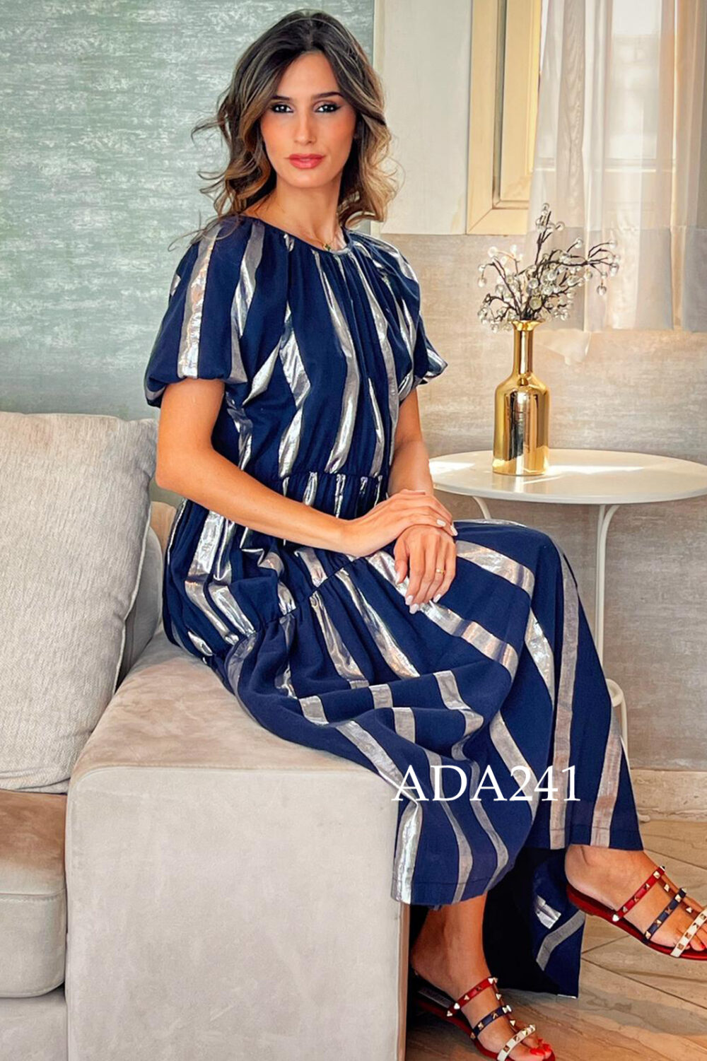 Dewdrop Elegance Kaftan