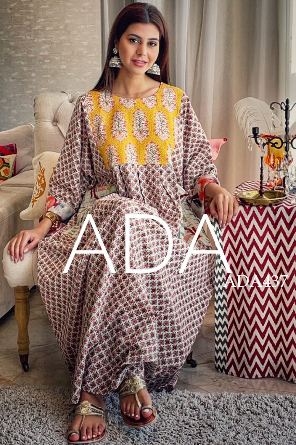 Bloom Al‑Asfar Kaftan