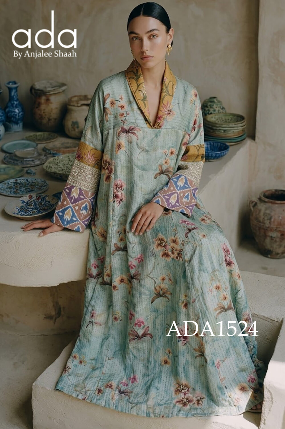 The Fiesta Flora kaftan