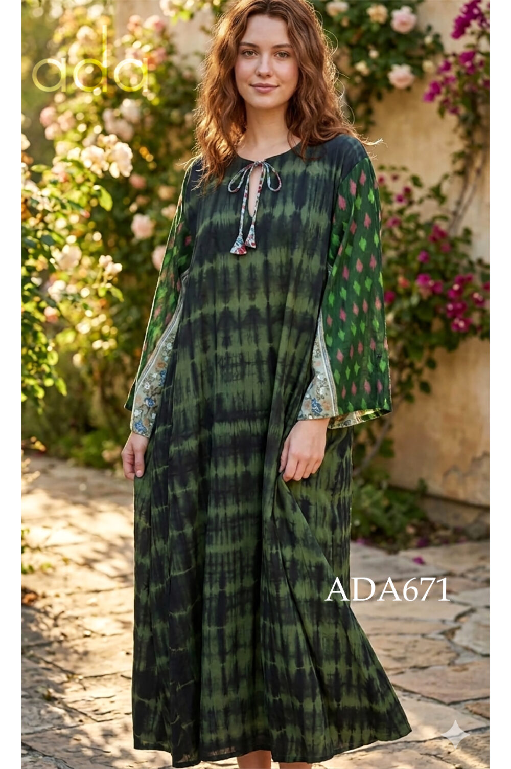 Emerald Serenity Kaftan