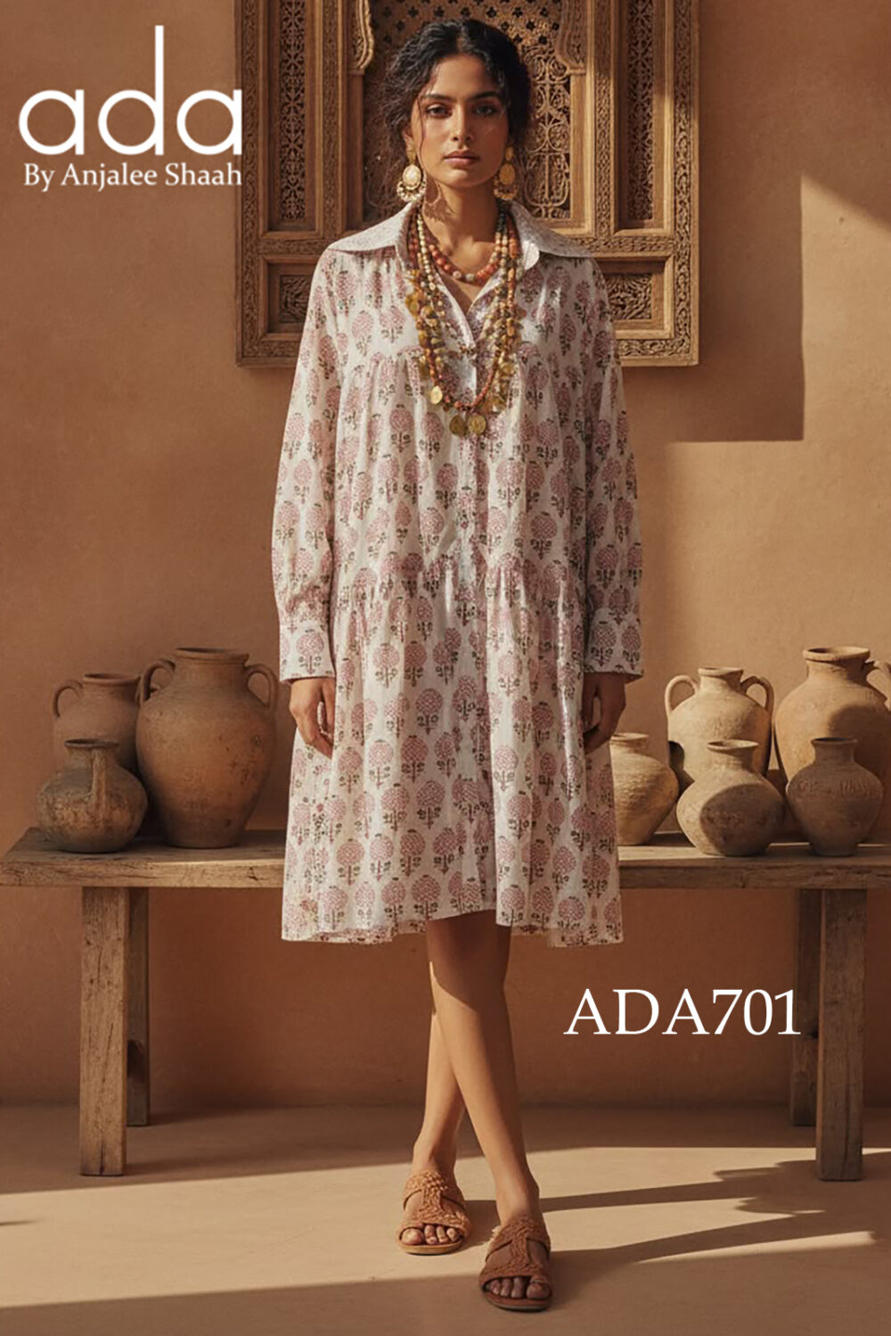 The Button-Up Blossom Dress
