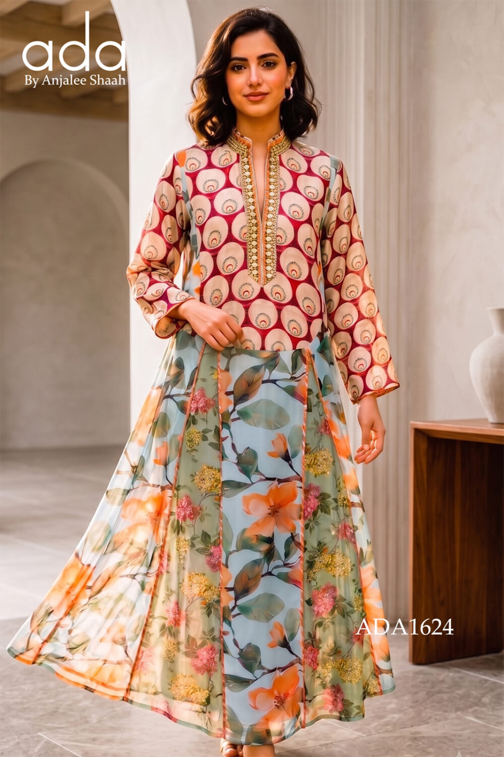 Secret Garden Panel Kaftan