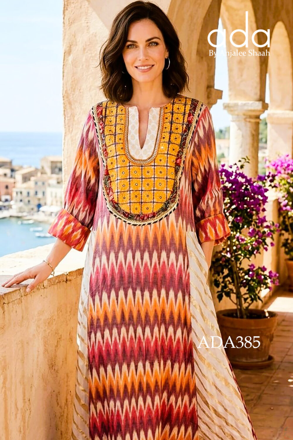 Saffron Glow Kaftan