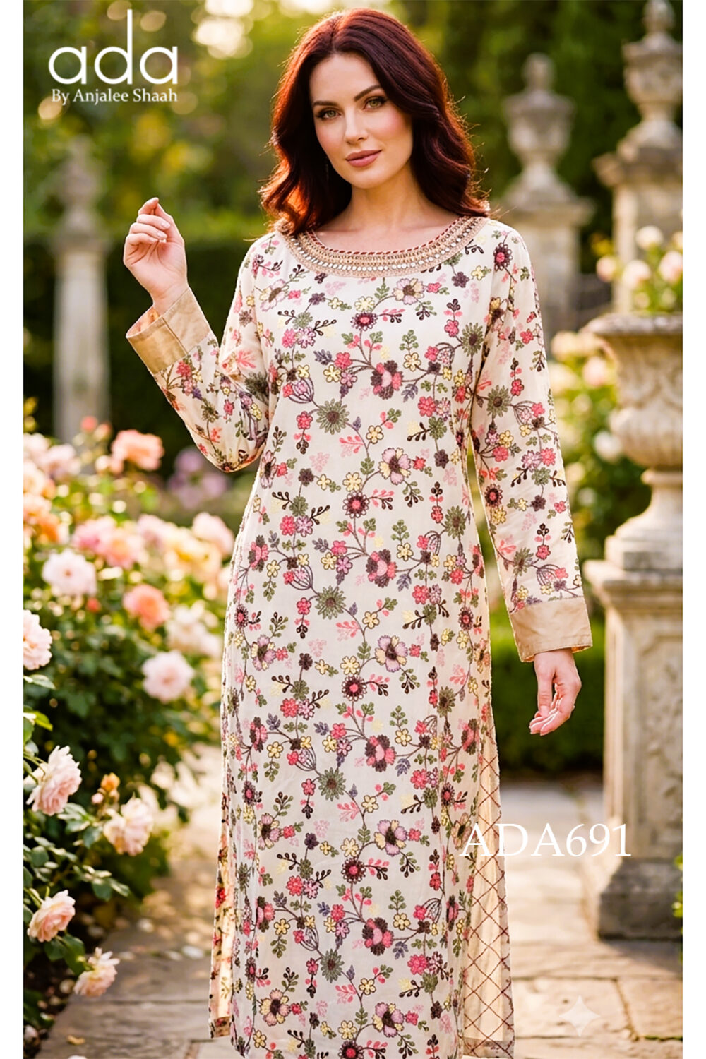 Floral Desert Kaftan