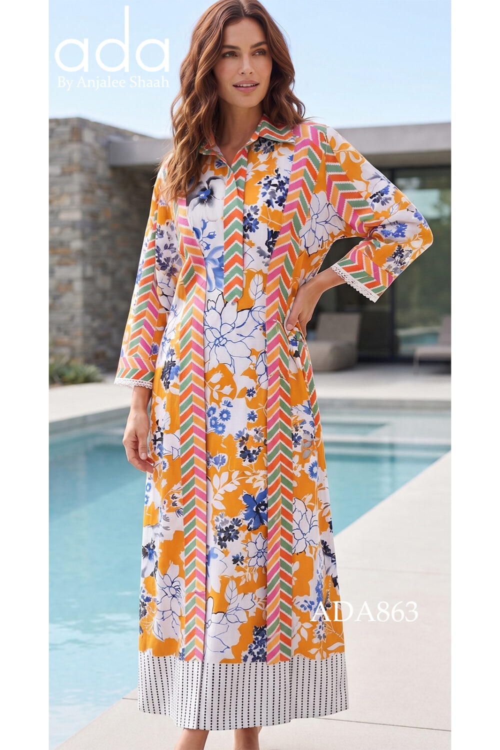 Sienna Sunburst Kaftan