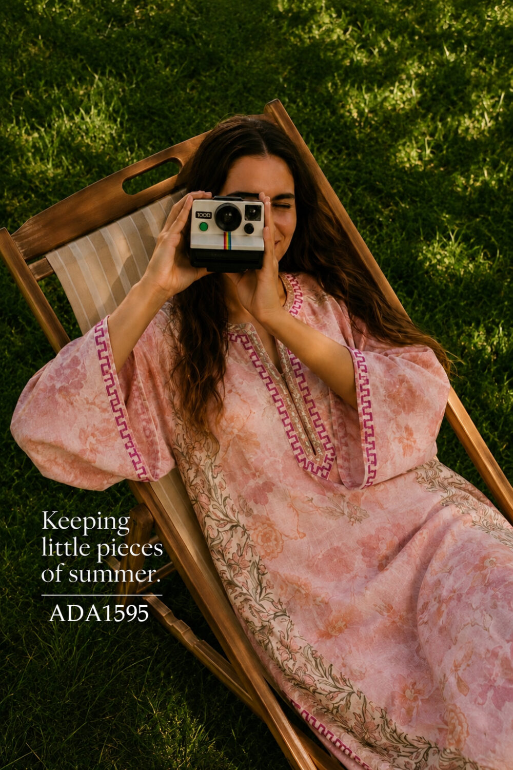 Blush Garden Linen Kaftan