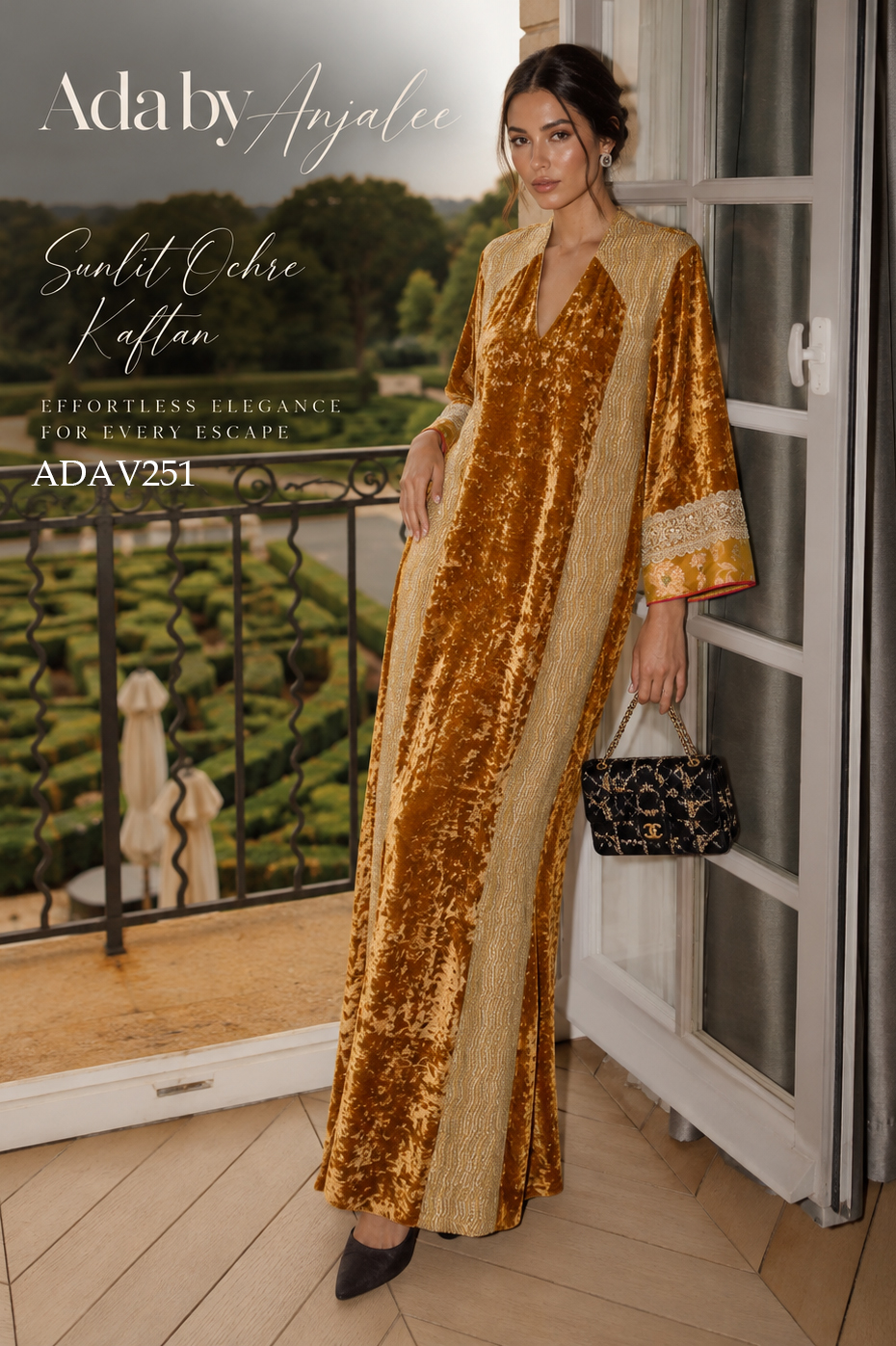 Sunlit Ochre Kaftan