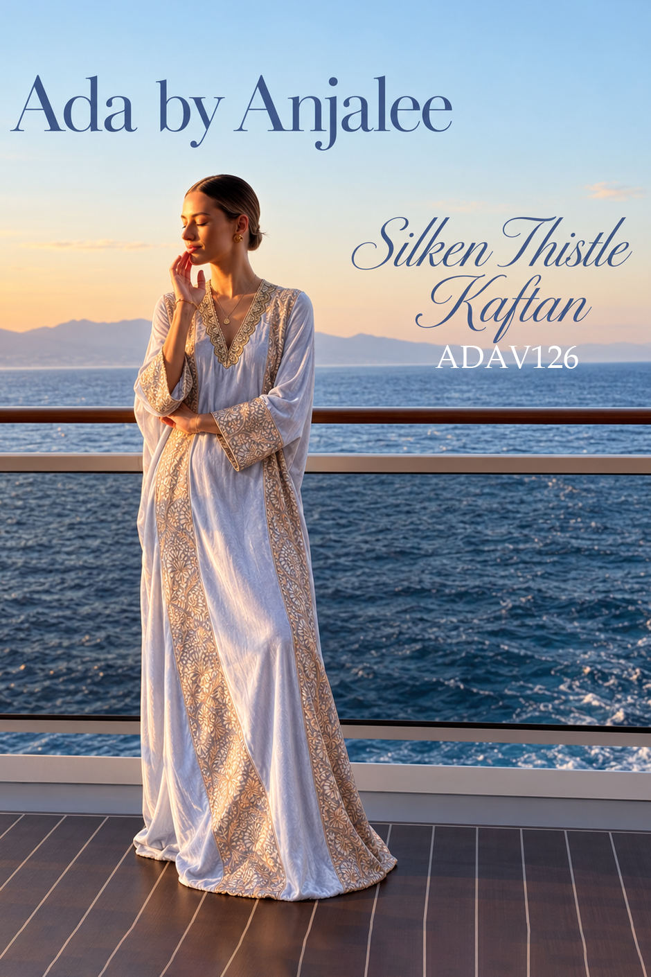 Silken Thistle Kaftan