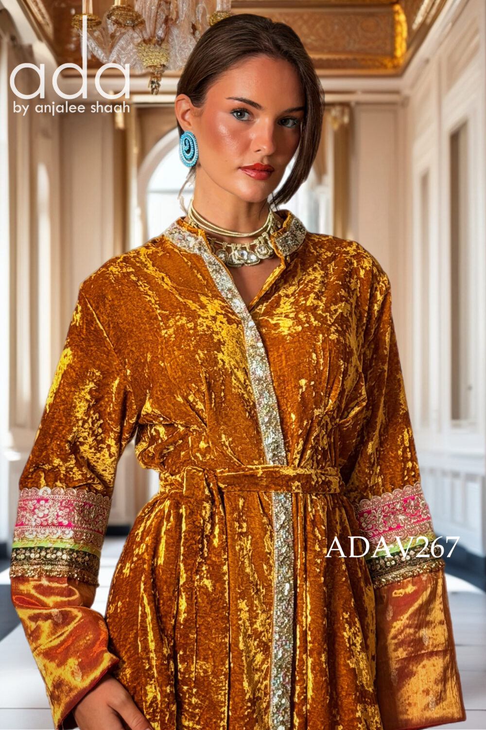 Imperial Saffron Kaftan