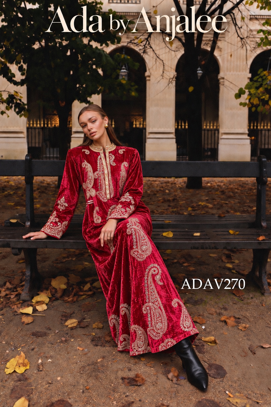 Velours Rouge luxury Kaftan